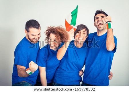 Group of Italian Supporters