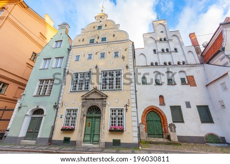 Three Brothers Houses in Riga