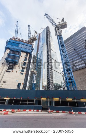 Construction Site in London City