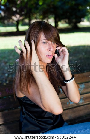 Young Angry Woman Talk on the Phone