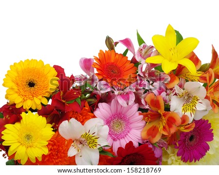 Background of beautiful flowers