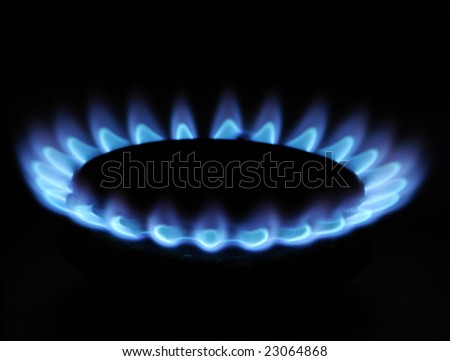flames of gas