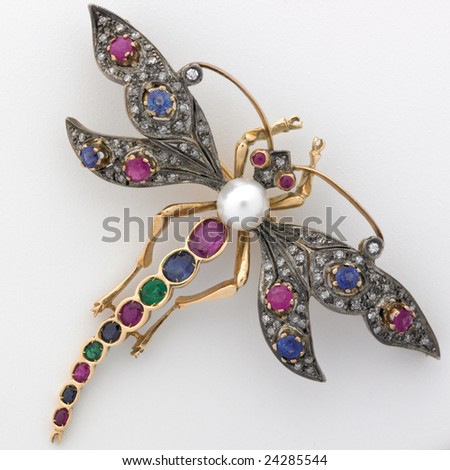 jeweled brooch