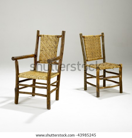 arts and crafts wicker chairs