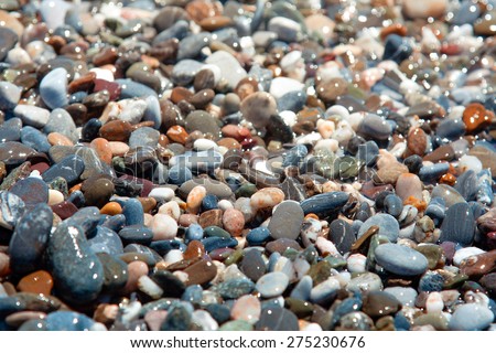 stones, foam, water, color, background