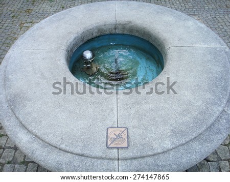 Water, small fountain