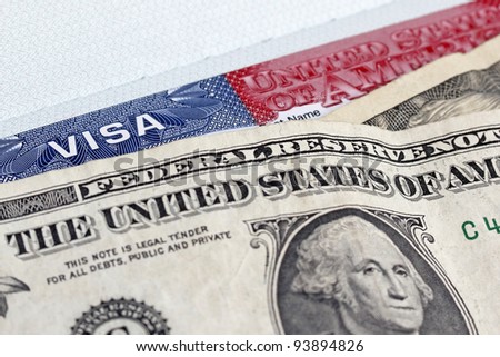 Dollars and US entry  visa