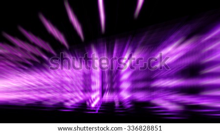 zoom blur abstract background. the light trails on black background. Purple tone