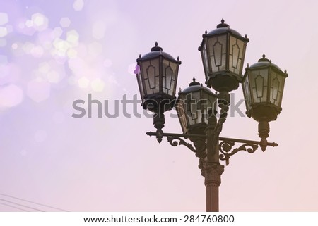 Vintage street light