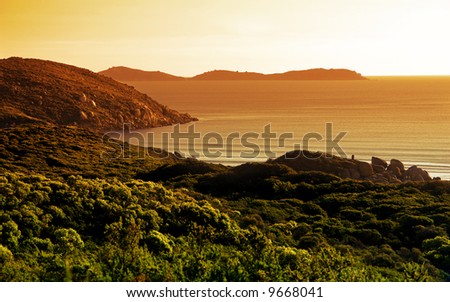 Australian Coastline at Sunrise