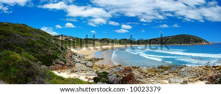 Beautiful Panoramic Photo of Australian Coastline