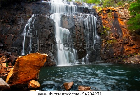 Beautiful waterfall in beautiful waterfall pictures. Beautiful waterfall in