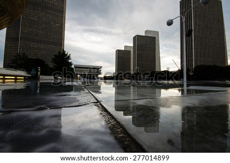 Federal Building Reflections in Albany, NY.