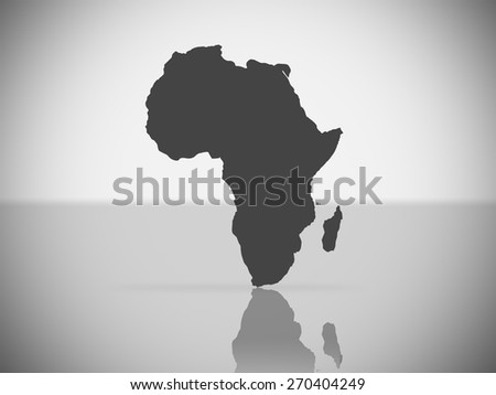 Africa Map Shape