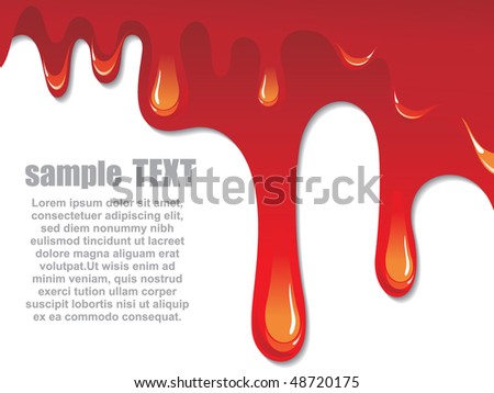 stock vector Paint dripping
