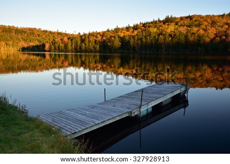 Fall Evening on Pickett Lake, New Brunswick Canada (taken on my property)