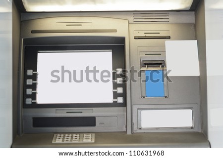 The image of cash dispenser