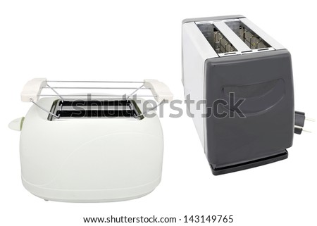 The image of toaster under the light background