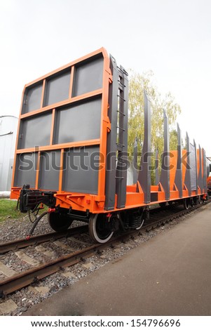 The image of a goods wagon