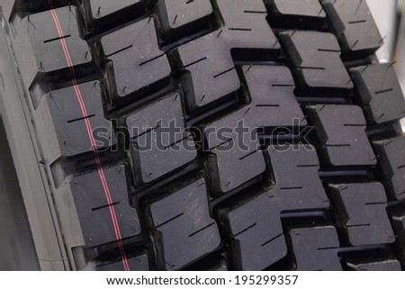 the image of a new tire texture