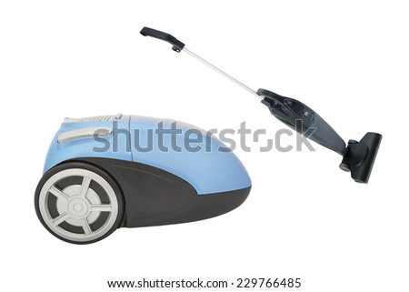 vacuum cleaner isolated under the white background