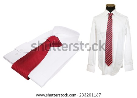 shirt under the white background