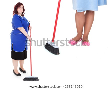 the image of cleaner with mop