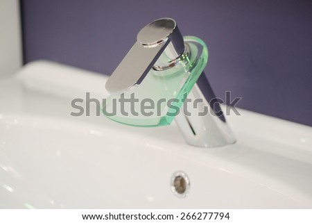 luxury water tap with led backlight