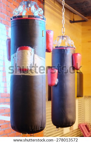 The image of a punching bag