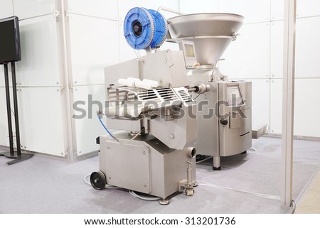 Industrial dough mixer in bakery