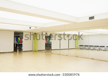 The image of  interior of the dance studio