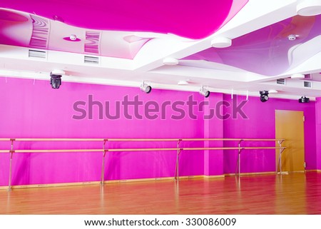 The image of  interior of the dance studio