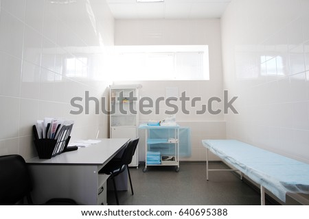 Interior of a doctor room