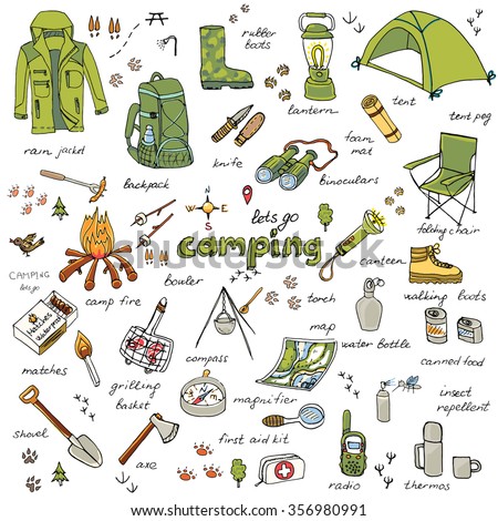 mountain camping equipment