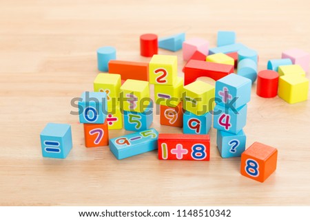 Educational Wooden Toys For Math learning toys for children Development Practice