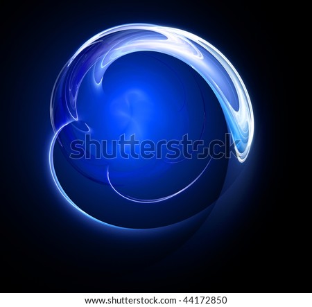 wallpaper blue abstract. stock photo : Abstract art