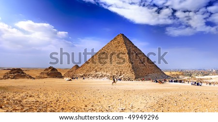 Great Pyramid of Giza, called the pyramid of Pharaoh Khufu. Egypt