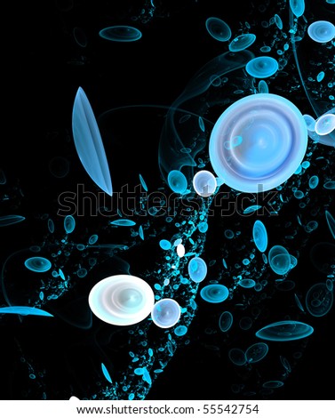 wallpaper blue and black. stock photo : Abstract art lue stars backdrop (wallpaper) on lack