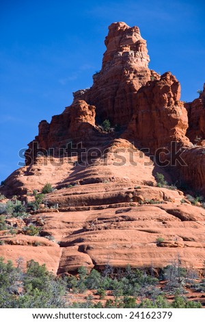 The hiking paths of Bell Rock