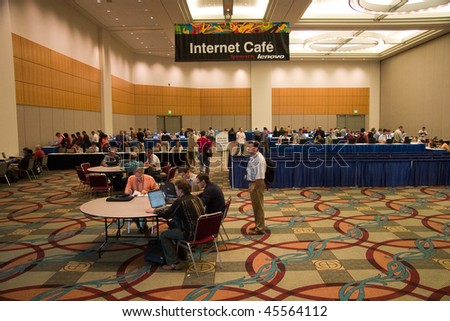 SAN DIEGO - JUNE 18:  ESRI international user conference held annually is the biggest GIS conference worldwide.  June 18, 2007 in San Deigo California