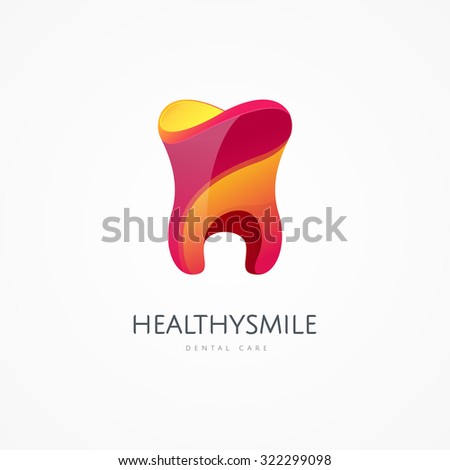 Tooth Icon vector logo template. Health, medical or doctor and dentist office symbols. Oral care, dental, dentist office, tooth health, tooth care, clinic. Tooth logo. Tooth icon. Tooth silhouette