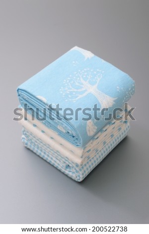 A close up shot of baby bed sheets