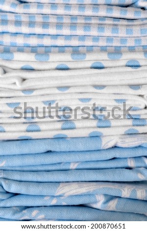 A close up shot of baby bed sheets