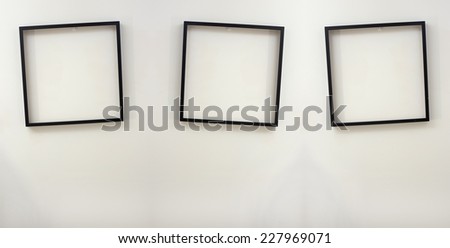 A close up shot of a hanging picture frame