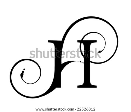 Logo Design  Alphabets on Mechanical Alphabet Of Openwork Alphabet Letter H Find Similar Images
