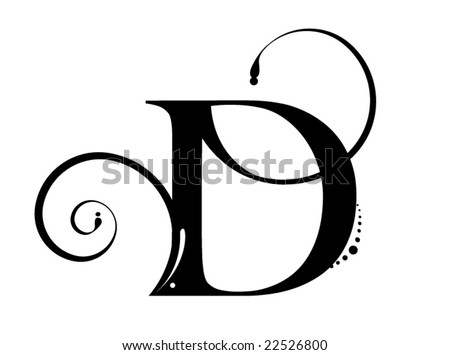 Logo Design Letter on Letter D Stock Vector 22526800   Shutterstock