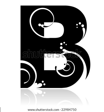 letter b logo. stock vector : Letter B