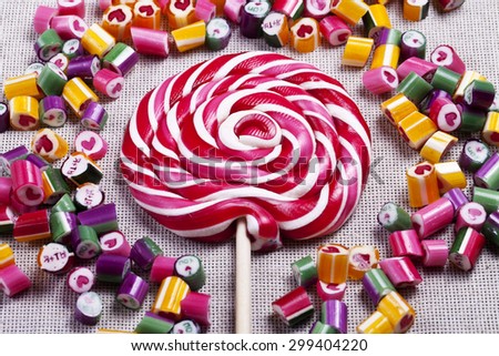a background bright candy caramel