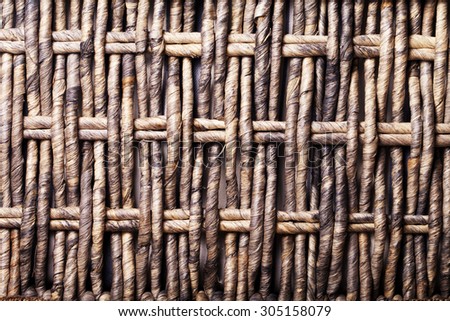 a texture of basket weaving