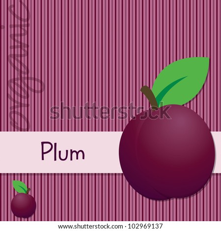 Plum Card